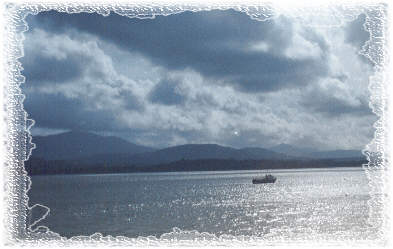 a part of the Snowdonia coastline, viewed from Beaumaris on the Island of Anglesey (Ynys Mn)